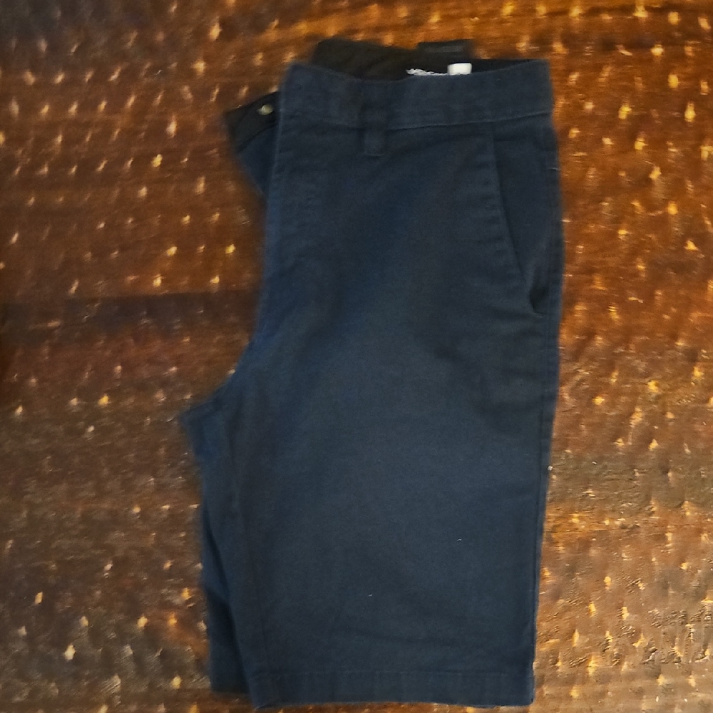 Volcom Navy Blue Chino Shorts 33